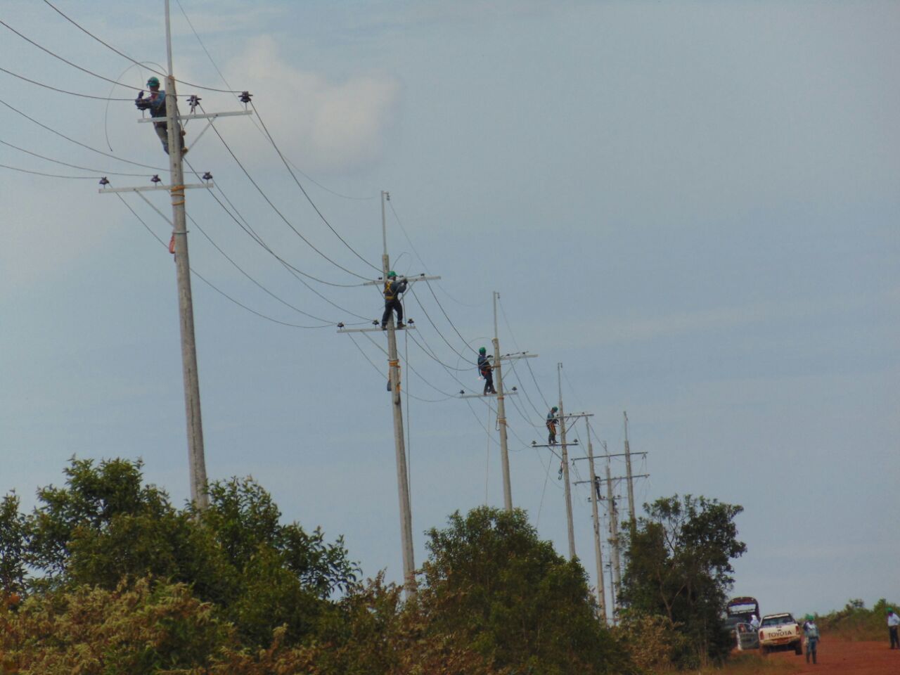 Área de trabajo en alturas